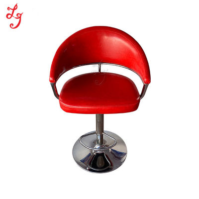 Curved Faux Fishing Game Leather Game Machine Stools Chairs