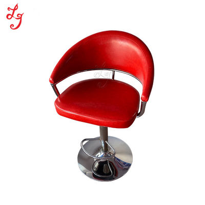 Curved Faux Fishing Game Leather Game Machine Stools Chairs