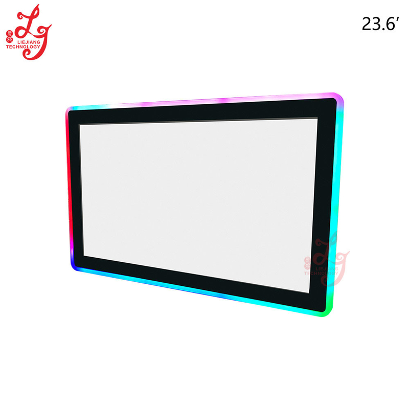 LieJiang Hot Selling 23.6 Inch Capacitive 3M RS232 With LED Light Touchscreen Monitor Guangzhou Factory Price For Sale