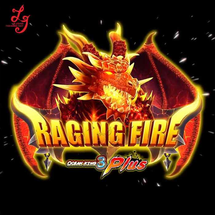 Raging Fire Fish Table Gambling Men Fish Hunter Game Machine 55 Inch